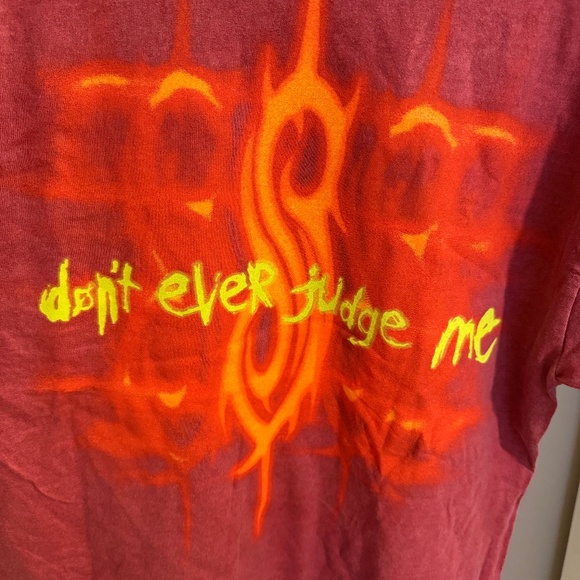 NWOT Slipknot Don't Ever Judge Me Graphic Tee - Picture 9 of 10